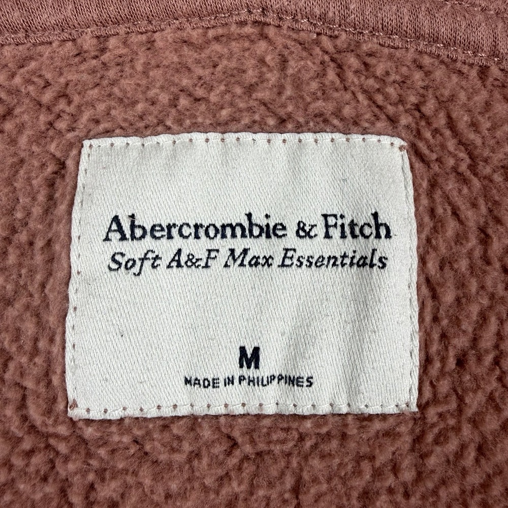 Abercrombie and Fitch Soft A&F Sunday Half-zip Hoodie Pinkish Women's Size M - Picture 10 of 14